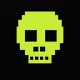 Classic Lime Skulls #1112