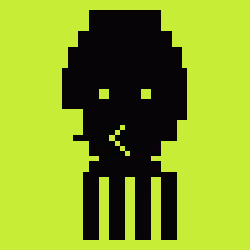 Classic Lime Skulls #10646