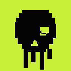 Classic Lime Skulls #6808