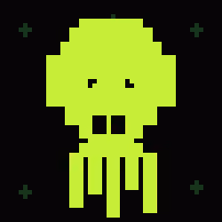 Classic Lime Skulls #1139
