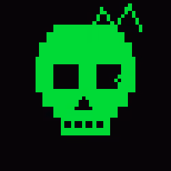 Classic Lime Skulls #18679