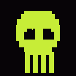 Classic Lime Skulls #6835