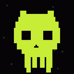 Classic Lime Skulls #8645