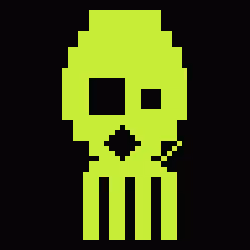 Classic Lime Skulls #18371