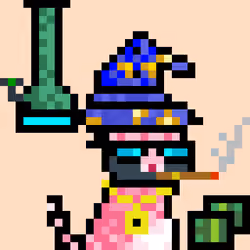 Pixelated Cat on Drugs #181