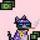 Pixelated Cat on Drugs #500