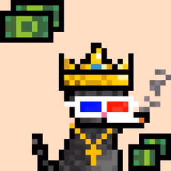 Pixelated Cat on Drugs #101