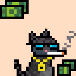 Pixelated Cat on Drugs #93