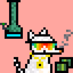 Pixelated Cat on Drugs #45