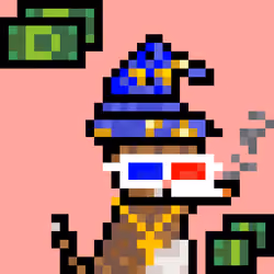 Pixelated Cat on Drugs #533