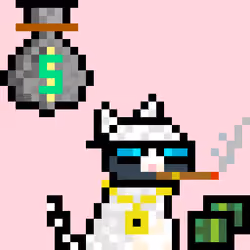 Pixelated Cat on Drugs #234