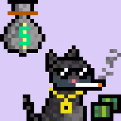 Pixelated Cat on Drugs #56