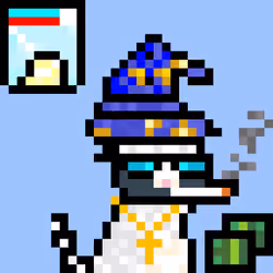 Pixelated Cat on Drugs #190