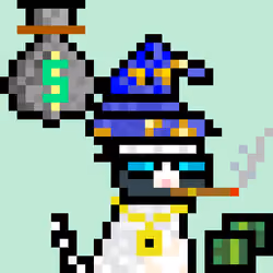 Pixelated Cat on Drugs #449