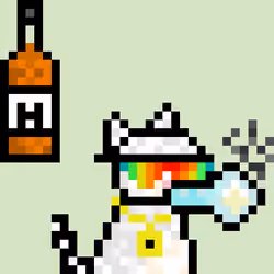 Pixelated Cat on Drugs #89