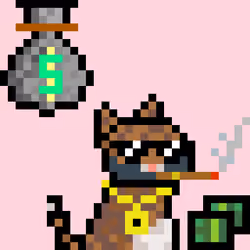 Pixelated Cat on Drugs #293