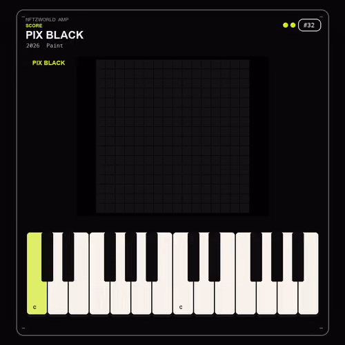 NFTzWORLD SCORE #32 — PIX BLACK