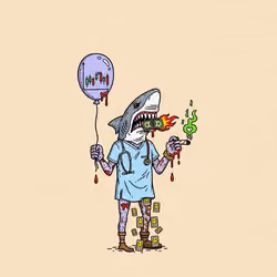 CryptoPill #0396 вЂ” Shark the Grilled