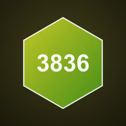 3836