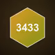 3433