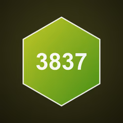 3837