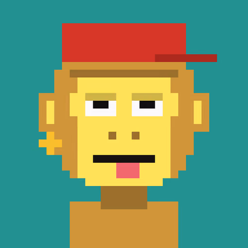 Bored Monkey Pixels #1