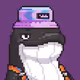 Hoodie Whale #6924