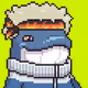 Hoodie Whale #4836