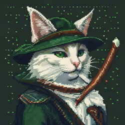 Pixel Cat Robinhood #674