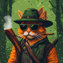 Pixel Cat Robinhood #1149