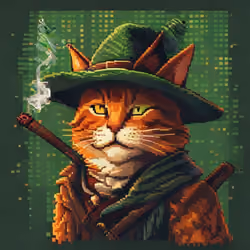 Pixel Cat Robinhood #1430