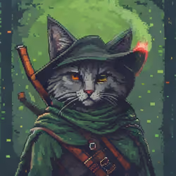 Pixel Cat Robinhood #53