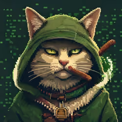 Pixel Cat Robinhood #1415