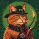 Pixel Cat Robinhood #731