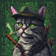 Pixel Cat Robinhood #396