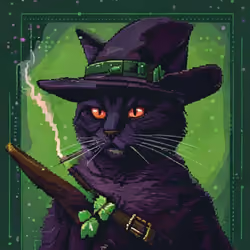 Pixel Cat Robinhood #460