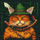Pixel Cat Robinhood #1020