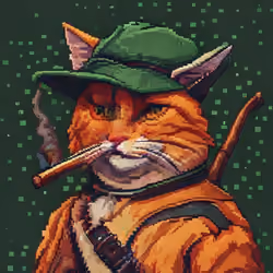 Pixel Cat Robinhood #1435