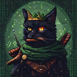 Pixel Cat Robinhood #1414