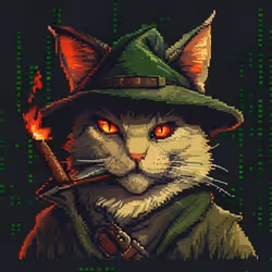 Pixel Cat Robinhood #1406