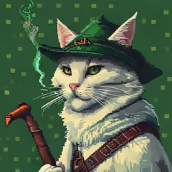 Pixel Cat Robinhood #1385