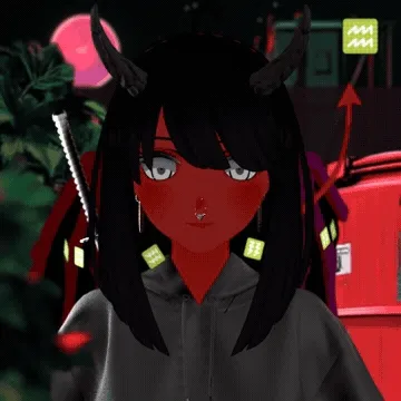 Robin-Waifu #0003: Demon Waifu with Katana in Hoodie