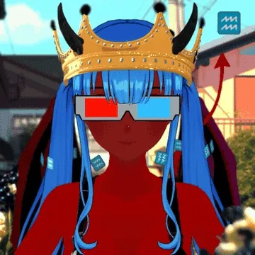 Robin-Waifu #2230: Demon Waifu with Crown in Bikini