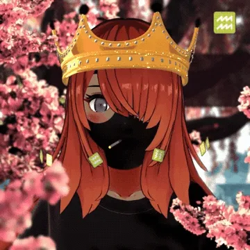 Robin-Waifu #5110: Tan Waifu with Crown in Short Sleeve