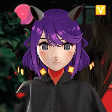 Robin-Waifu #1583: White Waifu with Neko Ears in Hoodie