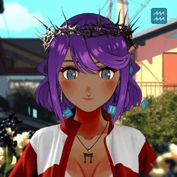 Robin-Waifu #1742: Tan Waifu with Crown of Thorns in Track Star Outfit