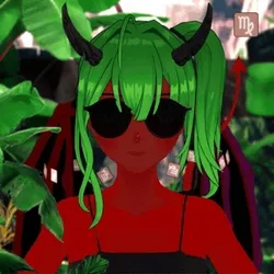 Robin-Waifu #0650: Demon Waifu in CropTop