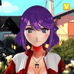 Robin-Waifu #0050: White Waifu with Gun in Track Star Outfit