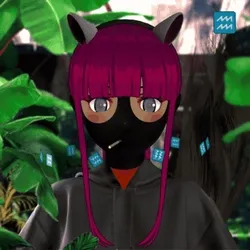 Robin-Waifu #1767: Brown Waifu with Neko Ears in Hoodie
