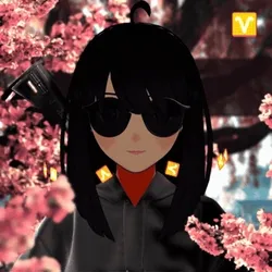 Robin-Waifu #2136: Brown Waifu with Gun in Hoodie